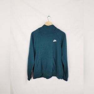 Women's Large Teal Hoodie Sweater